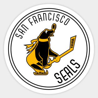 DEFUNCT - San Francisco Seals Hockey Sticker